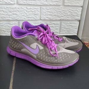 Nike Shoes Womens Purple Free 4.0 V2 511527-250 Running Sneakers Sz 8 Pickleball